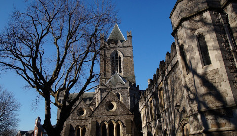 Die St. Patrick´s Cathedral in Dublin Irland