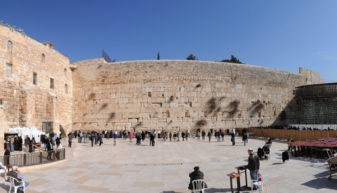 Die Klagemauer in Jerusalem