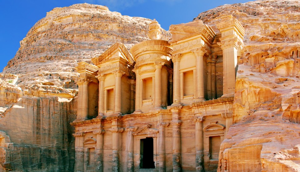 Die Felsenstadt Petra Jordanien