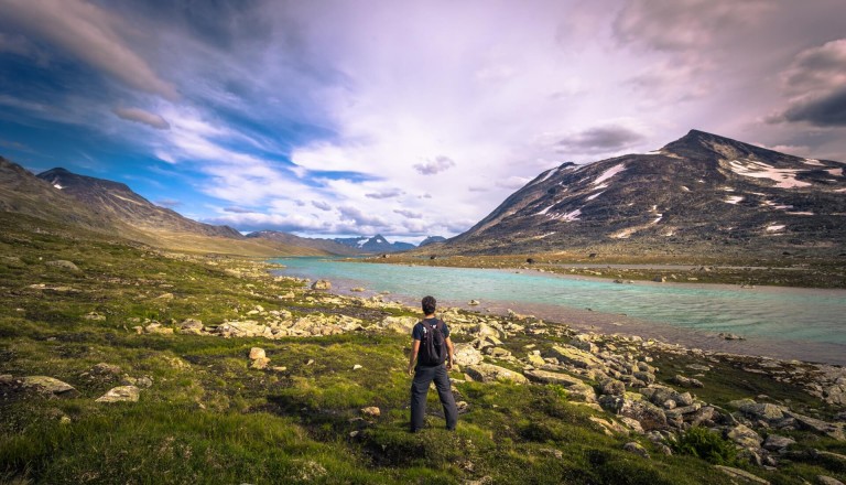 Der Jotunheim Nationalpark in Norwegen.