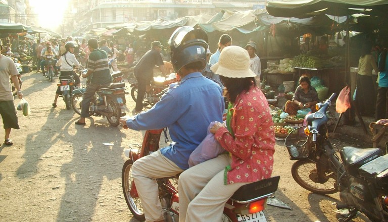 Markt Kambodscha Reisen