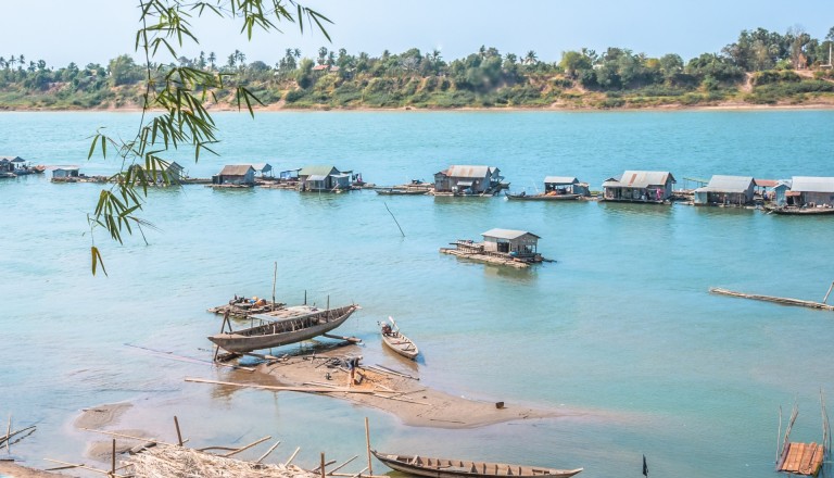 Der Mekong in Kambodscha.