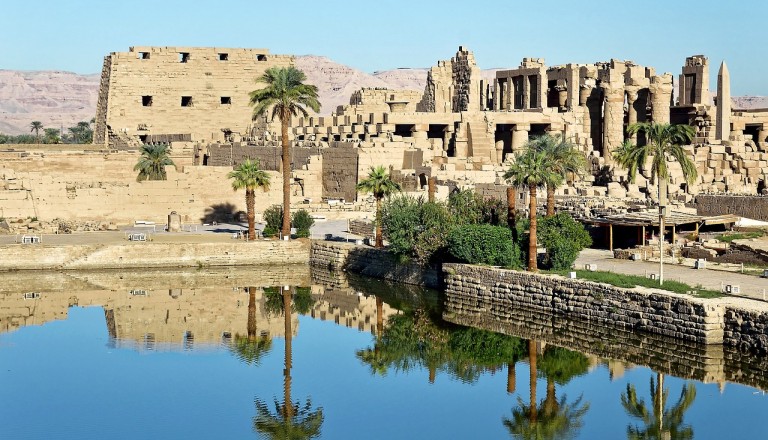 Der Karnak Tempel in Luxor.