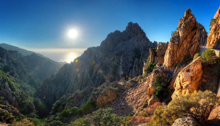 Die Felsformation Calanche auf Korsika