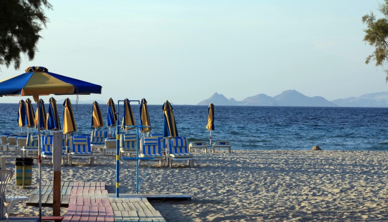 Der Tigaki Beach auf Kos.