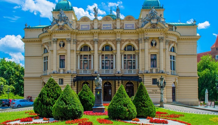 Das alte Theater in Krakau.