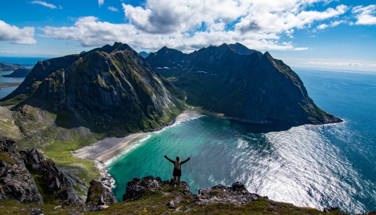 Kvalvika Bucht Norwegen