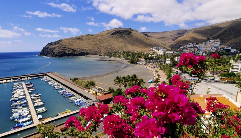 Die Inselhauptstadt San Sebastian La Gomera.