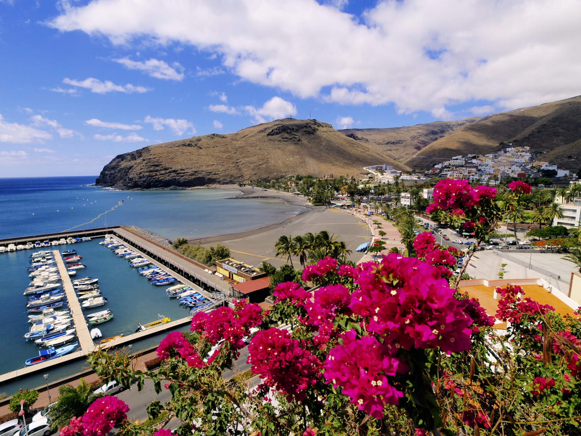 Die Inselhauptstadt San Sebastian La Gomera.