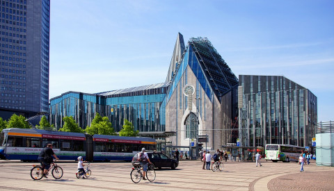 Der Augustusplatz in Leipzig