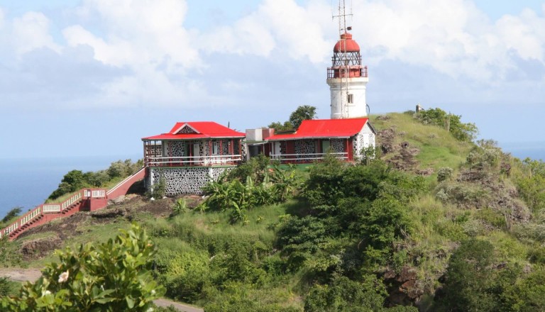 Der Moule-a-Chique Leuchtturm auf St. Lucia