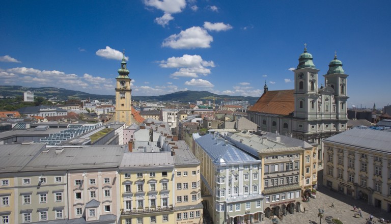 Auch in der Altstadt kann man in Linz wunderbar shoppen.