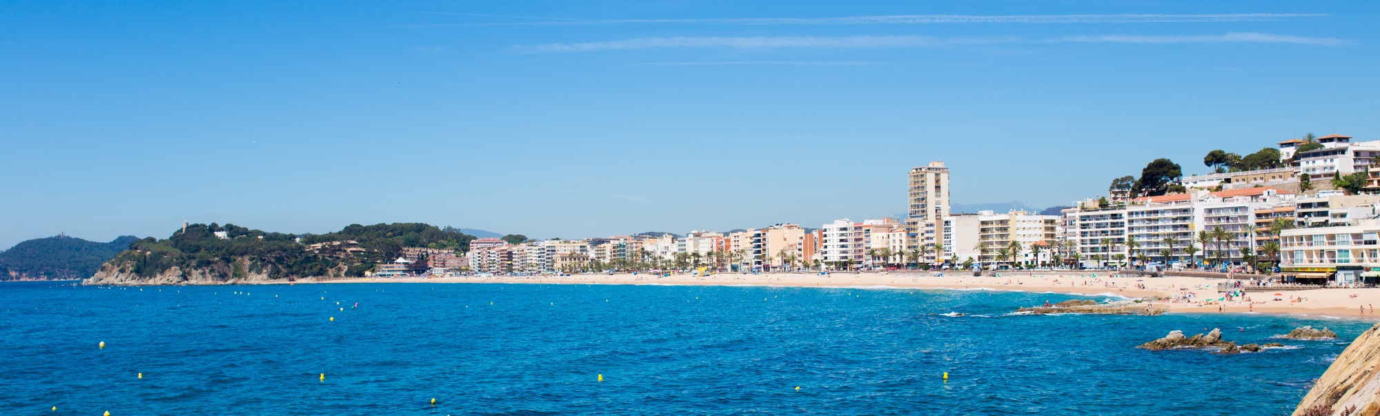 Waterfront of Lloret de Mar. Costa Brava. Spain