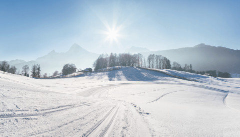 Loipe im Berchtesgadener Land