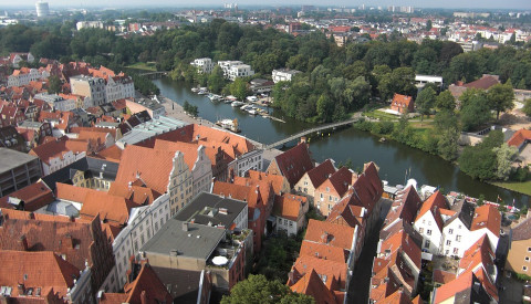 Die Altstadt von Lübeck gehört zum Weltkulturerbe.