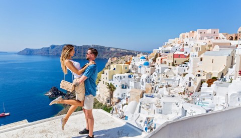 Heiratsantrag Santorin