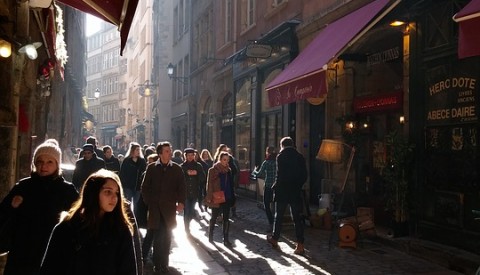 Shopping in Lyon.