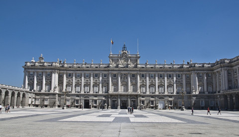 Der Palacio Real in Madrid.