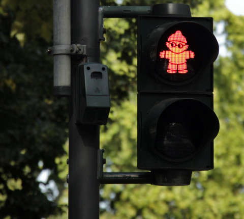 Mainzelmännchen Ampel in Mainz