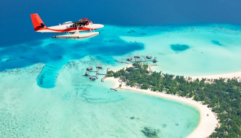 Malediven Pauschalreisen Flugzeug