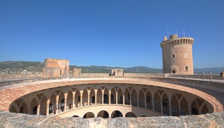 Das Castillo de Bellver in Palma de Mallorca.