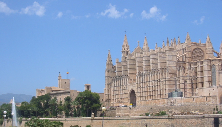 Die gotische Kathedrale von Palma de Mallorca.