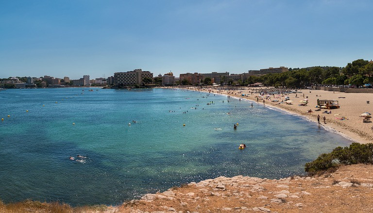 Palmanova Strand auf Mallorca