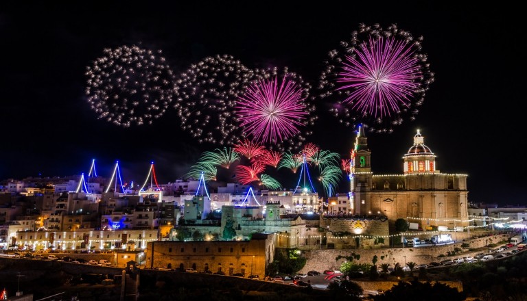 Malta Party Feuerwerk