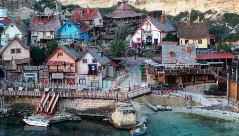 Spaß für jede Zielgruppe: Das Popeye Village auf Malta.