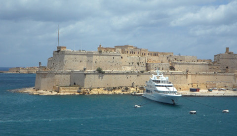 Die Festung von Vittoriosa auf Malta.
