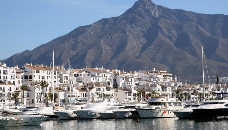 Der Puerto Banus in Marbella.