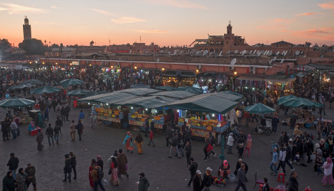 Der Marktplatz von Marrakesch: Djemaa el Fna
