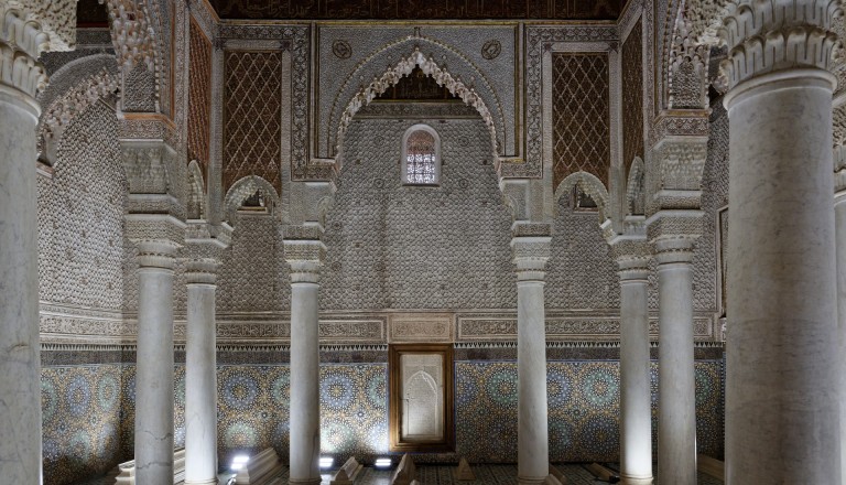 Das Saadier Grabmal in Marrakesch.