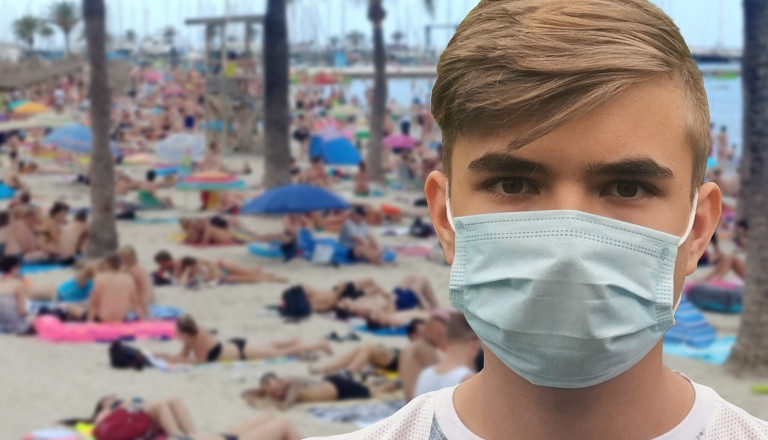 Maskenpflicht Strand