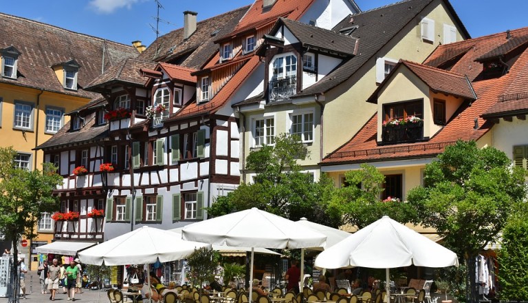 Meersburg am Bodensee.