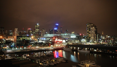 Die Docklands von Melbourne