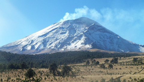 Der Iztaccihuatl: Ein Vulkan unweit von Mexiko Stadt.
