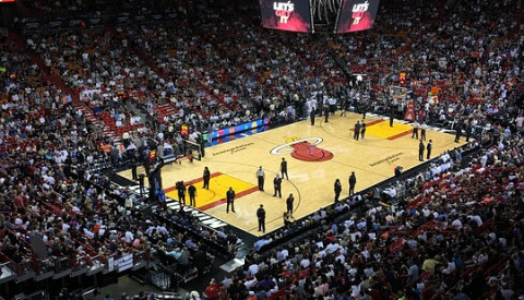 Die Arena der Miami Heats.