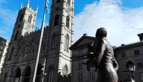 Die Basilika Notre Dame von Montreal.