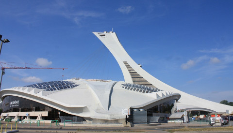 Das Olympiastadion in Montreal.