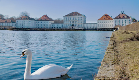 Schloß Nymphenburg und Schwan