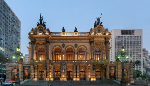 Das Theater Municipal of Sao Paulo