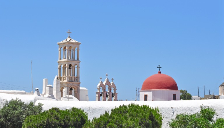 Das Kloster Panagia Tourliani auf Mykonos