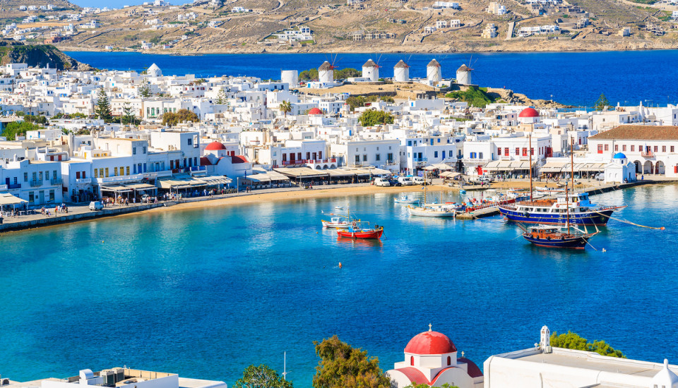 MYKONOS GLASS TABLE LAMP main image 1