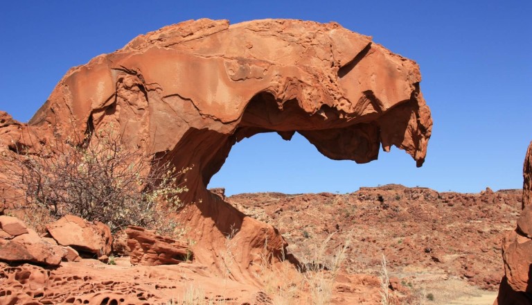 Die Löwenkralle von Twyfelfontein. Namibia