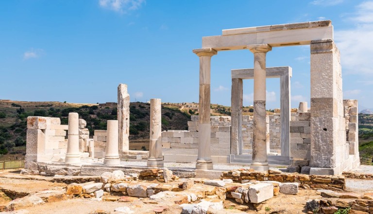 Der Tempel der Demeter auf Naxos