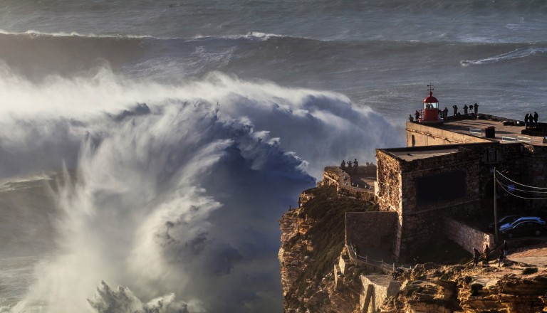 Nazare Portugal Surfen