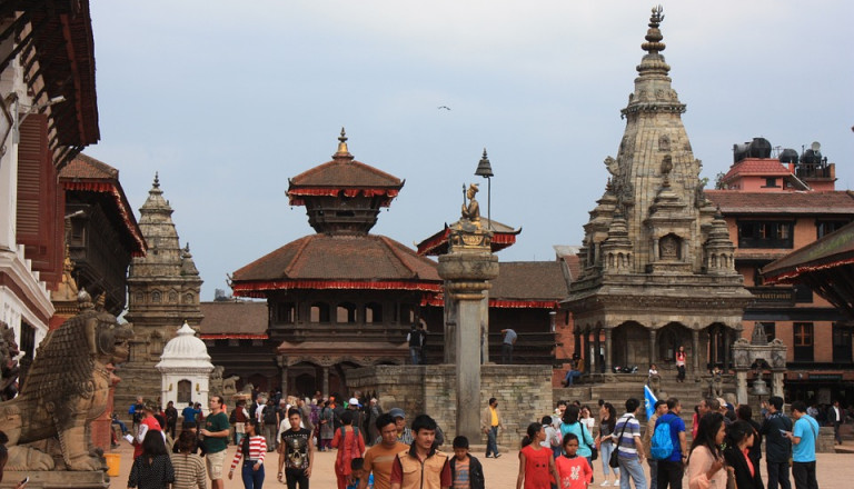 Die alte Königsstadt Bhaktapur gehört zum Weltkulturerbe in Nepal