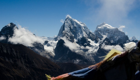 Der majestätische Mount Everest im Himalaya