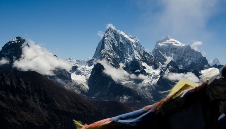 Der majestätische Mount Everest im Himalaya